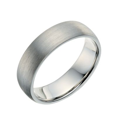 Palladium men's 6mm satin court ring - Product number 9268707