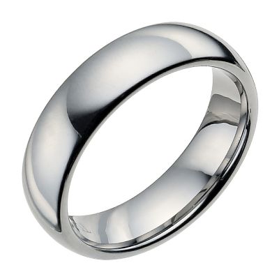 Men's Tungsten polished 6mm ring - Product number 9271252