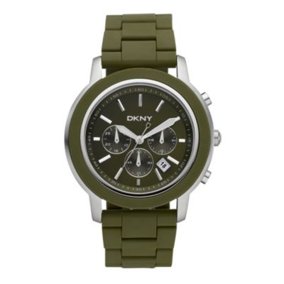 DKNY Men's Dark Green Chronograph Watch - Product number 9274340