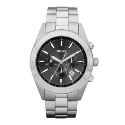 DKNY Men's Black Dial Stainless Steel Watch - Product number 9274383
