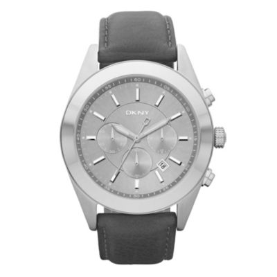 DKNY Men's Grey Strap Watch - Product number 9274405
