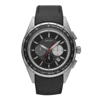 DKNY Men's Black Strap Chronograph Watch - Product number 9274448