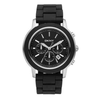 DKNY Men's Black Bracelet Chronograph Watch - Product number 9274456