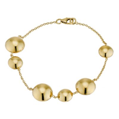 9ct yellow gold bubbles bracelet - Product number 9276629