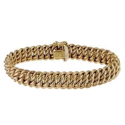 9ct yellow gold curb bracelet - Product number 9276807