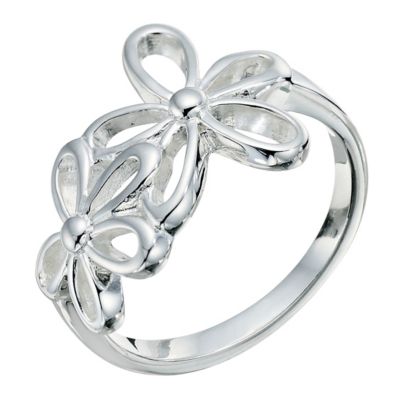 Silver Flower Ring - Size L - Product number 9279881