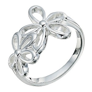 Silver Flower Ring Size NSilver Flower Ring Size N