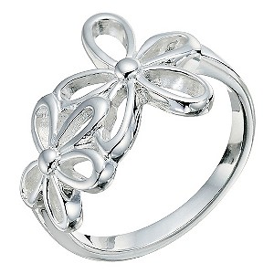 Silver Flower Ring Size PSilver Flower Ring Size P