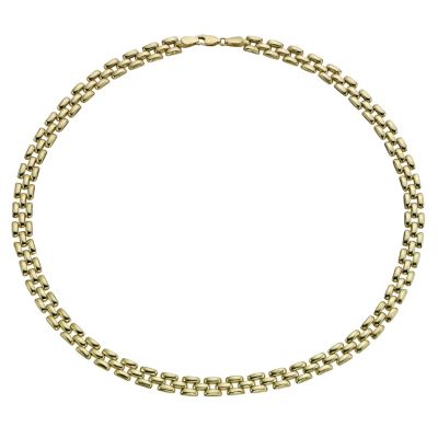 9ct yellow gold link collarette - Product number 9280359