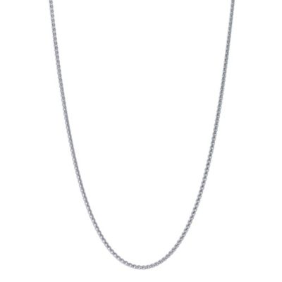 Silver spiga adjustable heart chain - Product number 9280405
