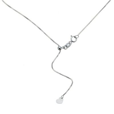 9ct white gold 20" box chain - Product number 9280448