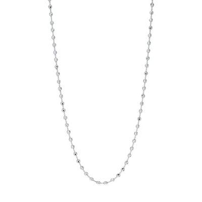 9ct white gold diamond cut ball pendant - Product number 9280464