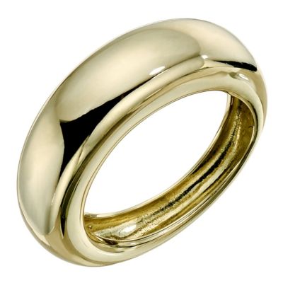 9ct yellow gold plain domed ring - Product number 9280499