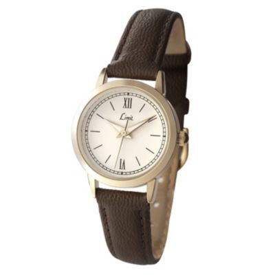 Limit Brown Strap Round Dial Watch - Product number 9285512