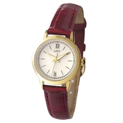 Limit Burgundy Strap Watch - Product number 9285563