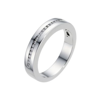 Amanda Wakeley 4mm 18ct white gold & diamond ring - Product number 9287477