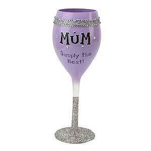 H Samuel Special Memories Exclusive Lilac Wine Glass