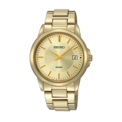 Seiko Men's Gold-Plated Bracelet Watch - Product number 9290702