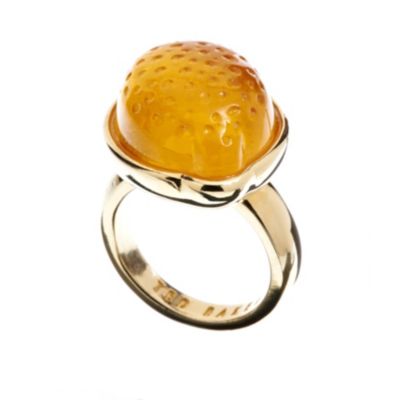Ted Baker ladies' gold plated yellow lemon ring - Product number 9292993