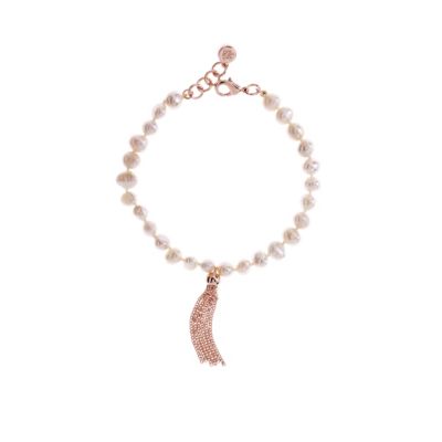 Ted Baker ladies' white pearl tassel bracelet - Product number 9293078