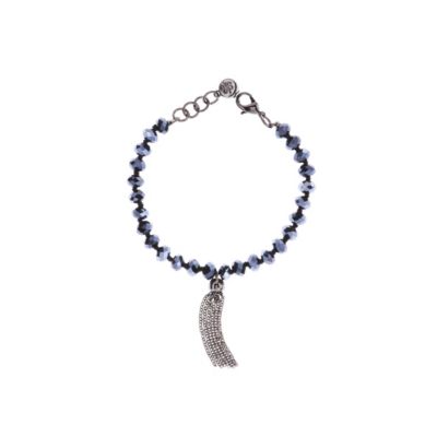 Ted Baker ladies' black bead tassel bracelet - Product number 9293094