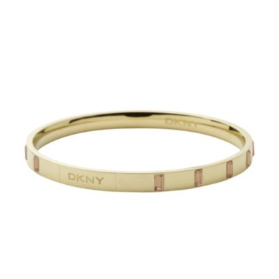 DKNY ladies' gold-plated stone set bangle - Product number 9293795