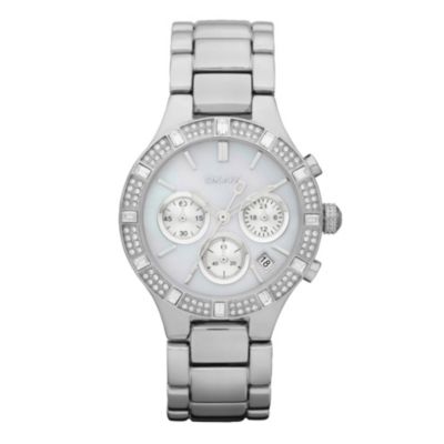 DKNY ladies' stainless steel bracelet chronograph watch - Product number 9294260
