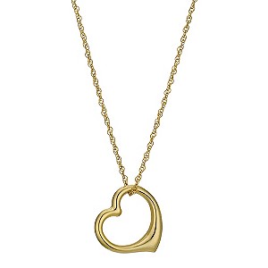Together Bonded Silver & Gold Open Heart Pendant