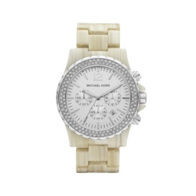 Michael Kors stainless steel & cream bracelet watch - Product number 9294627