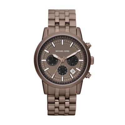 Michael Kors ladies' brown ion plated bracelet watch - Product number 9294643
