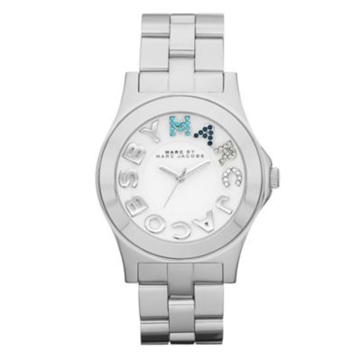 Marc By Marc Jacobs stainless steel stone set logo watch - Product number 9294694