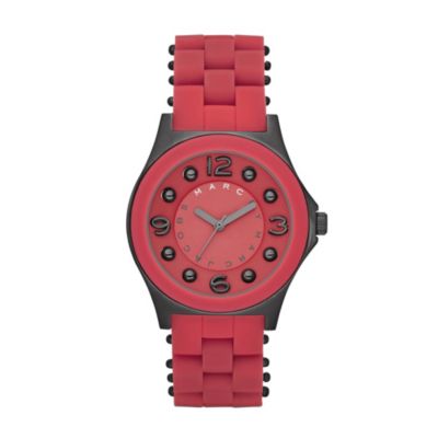 Marc By Marc Jacobs red rubber strap watch - Product number 9294902