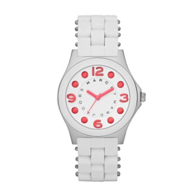 Marc By Marc Jacobs white rubber strap watch - Product number 9294910