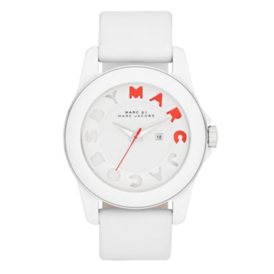 Marc By Marc Jacobs ladies' white silicone strap watch - Product number 9294996