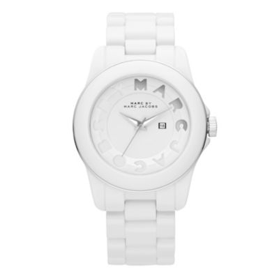 Marc By Marc Jacobs ladies' white plastic bracelet watch - Product number 9295003