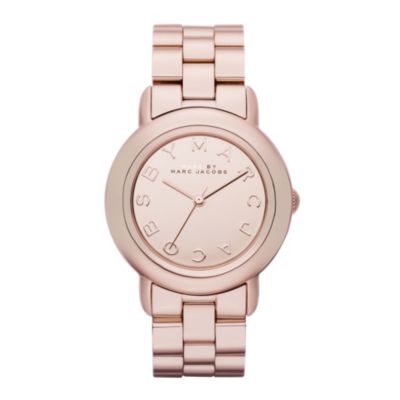 Marc By Marc Jacobs rose gold-plated & white strap watch - Product number 9295011