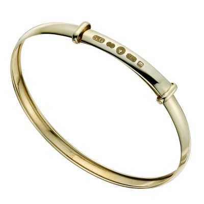 Children's 9ct yellow gold jubilee expander bangle - Product number 9295372
