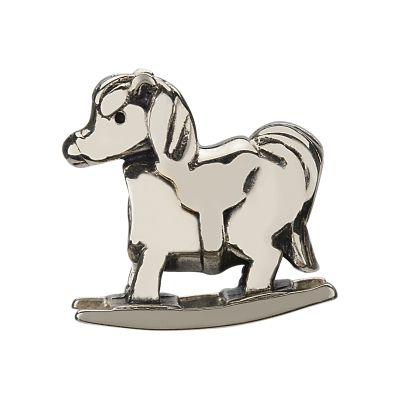 Sterling Silver Rocking Horse Bead