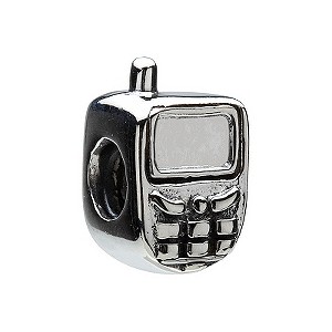 Chamilia Sterling Silver Cell Phone Bead