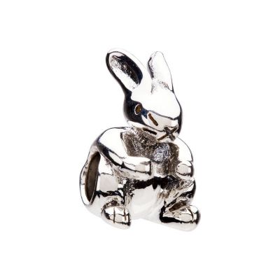 Sterling Silver Bunny Bead