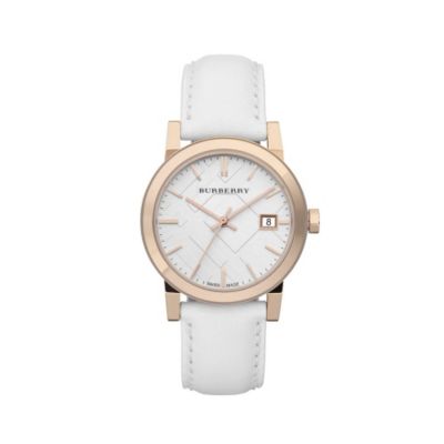 Burberry ladies' white strap watch - Product number 9297979