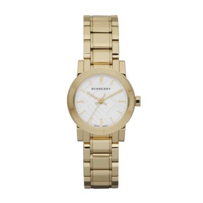 Burberry ladies' gold plated bracelet watch - Product number 9298002