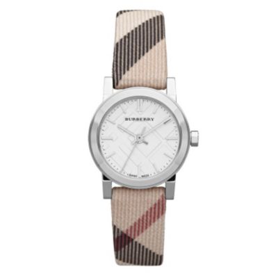 Burberry ladies' check strap watch - Product number 9298045
