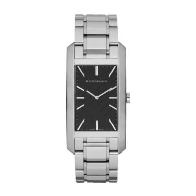 Burberry ladies' black dial & stainless steel bracelet watch - Product number 9298126