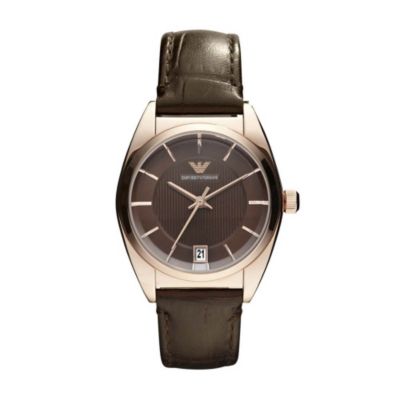 Emporio Armani ladies' brown strap watch - Product number 9298231