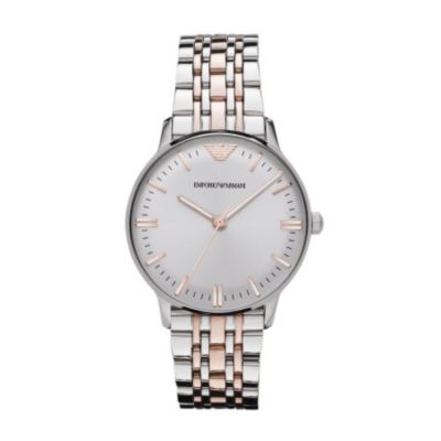 Emporio Armani ladies' two colour bracelet watch - Product number 9298371