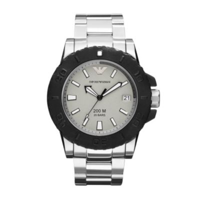 Emporio Armani men's stainless steel bracelet watch - Product number 9298444