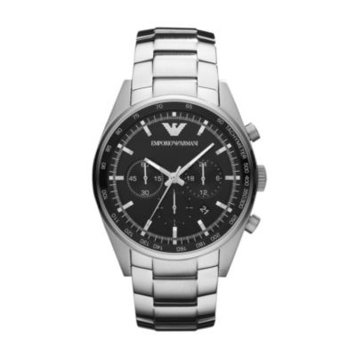 Emporio Armani stainless steel bracelet chronograph watch - Product number 9298487