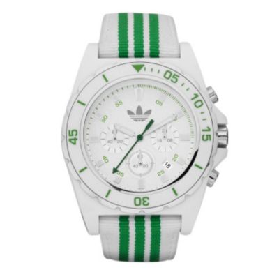 Adidas Stockholm White & Green Strap Watch - Product number 9302093