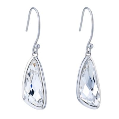 Northern Lights Silver Crystal Drop Earrings - Product number 9303049